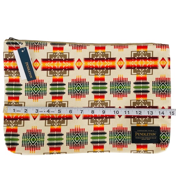 Pendleton Chief Joseph Canvas Big Zip Pouch. - Picture 7 of 14